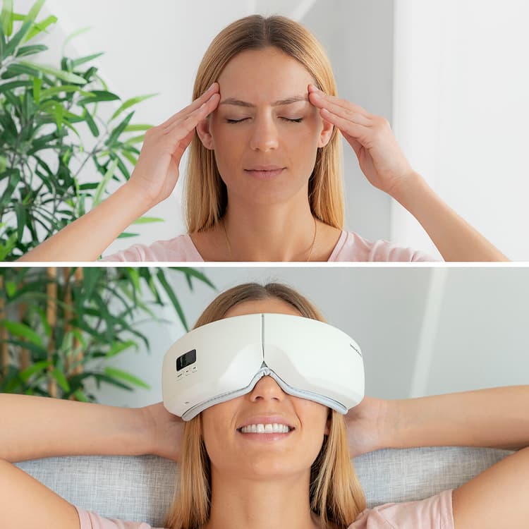 4 - in - 1 Eye Massager with Heat & Bluetooth - MegaStore24