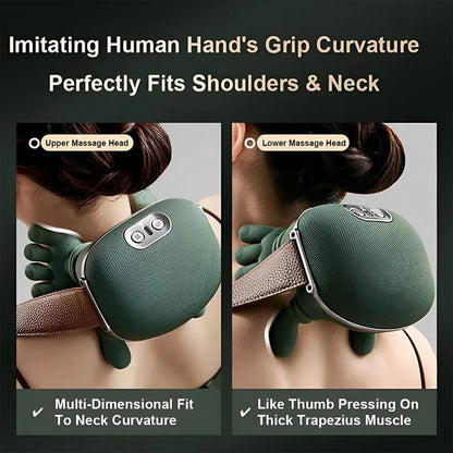 4D Bionic Shiatsu Kneading Neck Massager - MegaStore24
