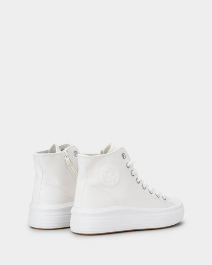 Sneakers unisex alte in tela con lacci 