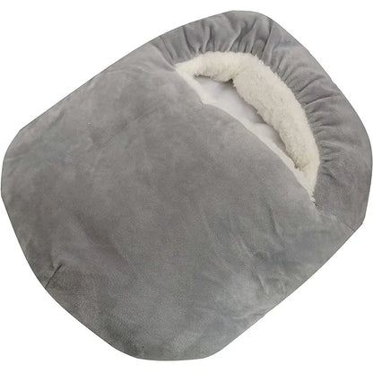 Scaldapiedi elettrico in pile da 500 W - Grigio 