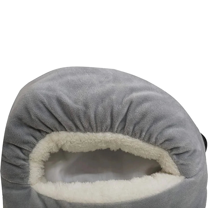 Scaldapiedi elettrico in pile da 500 W - Grigio 