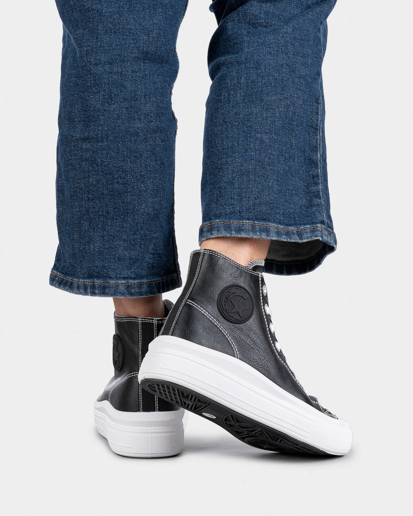 Sneakers alte unisex in tela fresca 