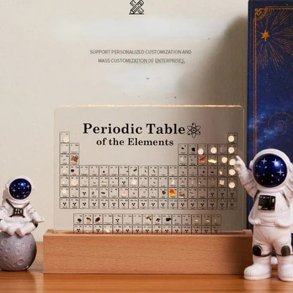 Acrylic Periodic Table Display with Real Elements - MegaStore24