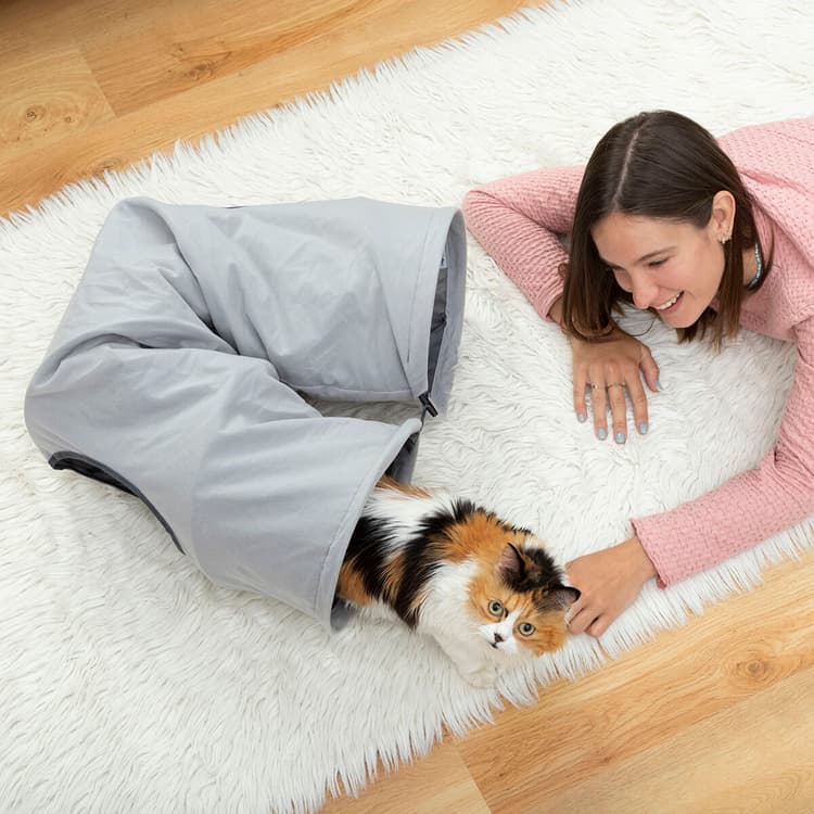 Collapsible Cat Play Tunnel Toy - MegaStore24