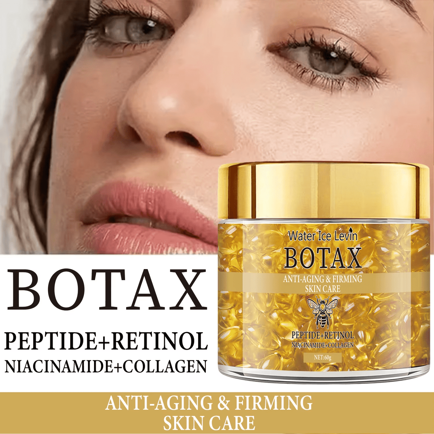 Crema rassodante e lifting al retinolo che ha peptidi ricchi e collagene e acido ialuronico. - MegaStore24