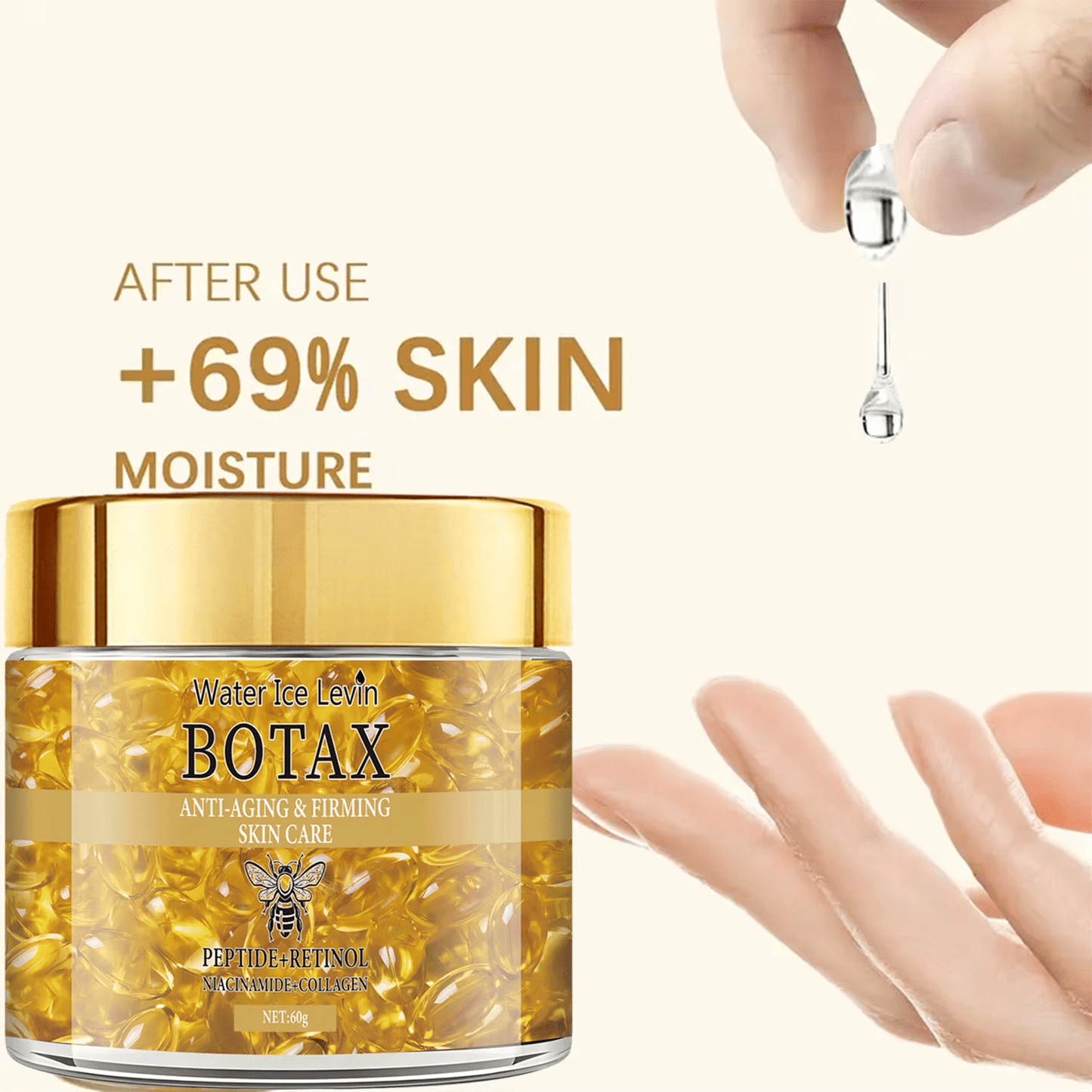 Crema rassodante e lifting al retinolo che ha peptidi ricchi e collagene e acido ialuronico. - MegaStore24