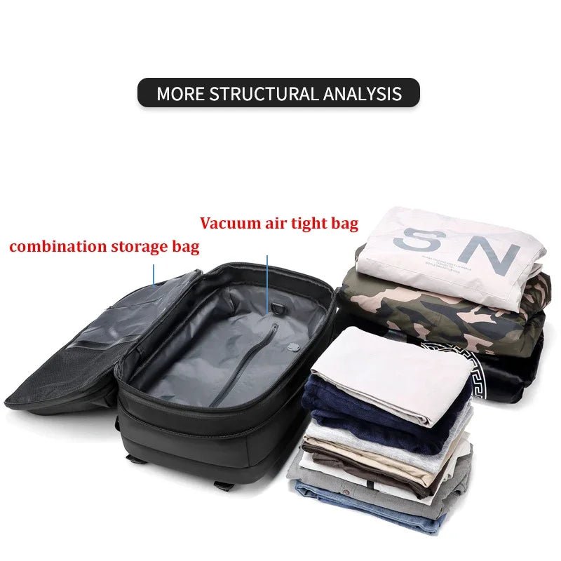 Elite 17" Vacuum Compression Travel Backpack - MegaStore24