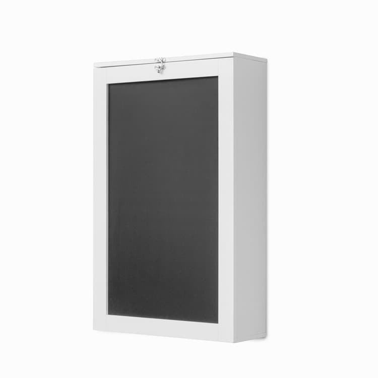 Foldable Wall - Mounted Desk with Shelves - MegaStore24