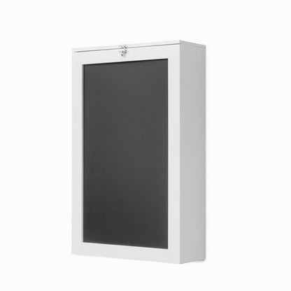 Foldable Wall - Mounted Desk with Shelves - MegaStore24
