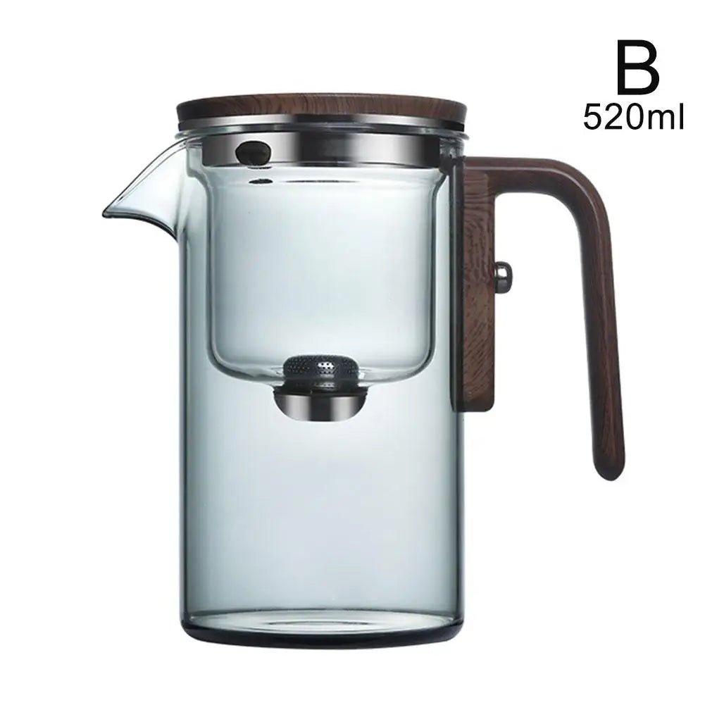 Gemini said Magnetic One - Click Glass Infuser Teapot - MegaStore24