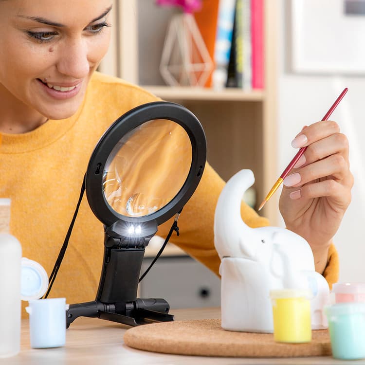 Hands - Free LED Magnifying Glass - MegaStore24