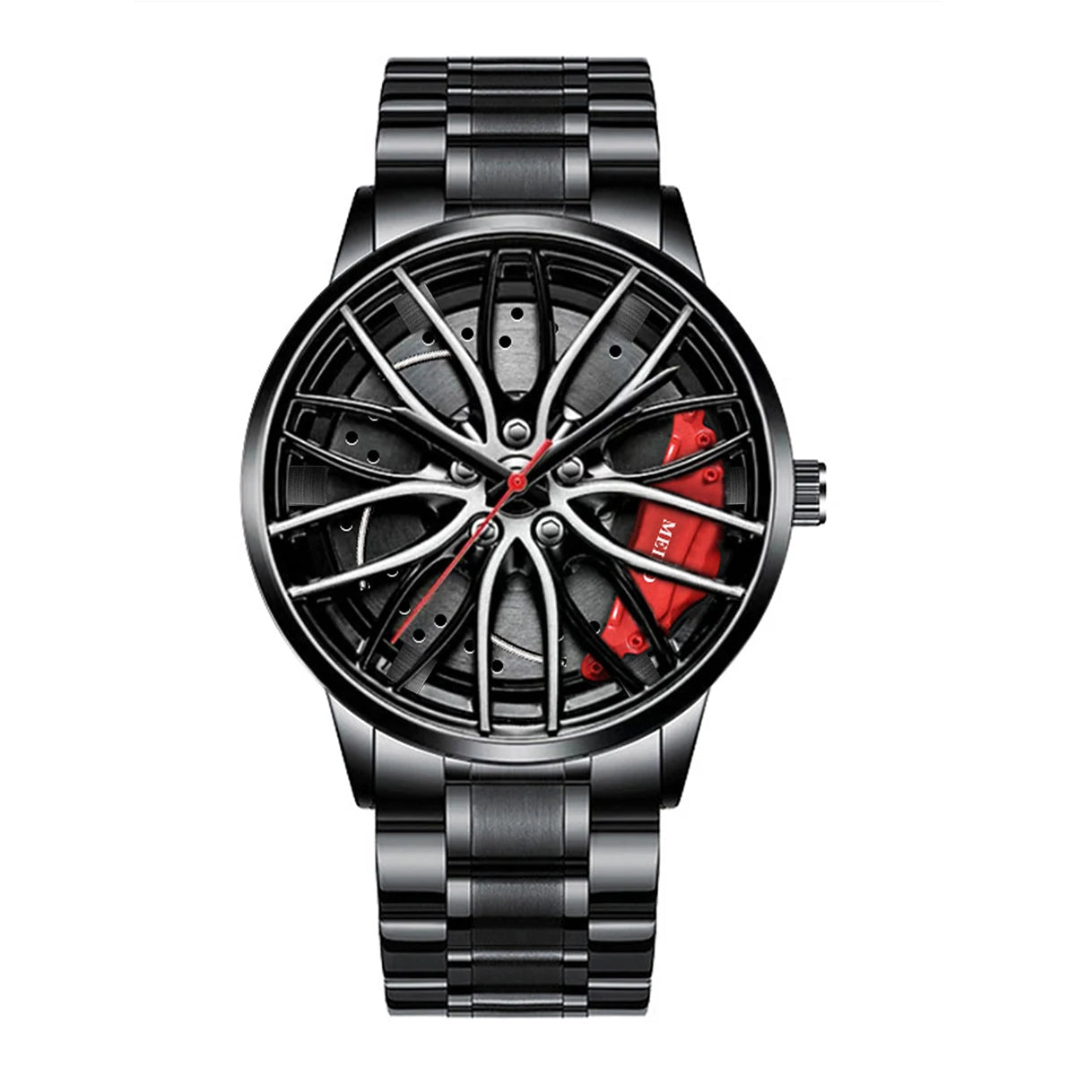 Men’s 3D Sports Wheel Luxury Quartz Watch - MegaStore24