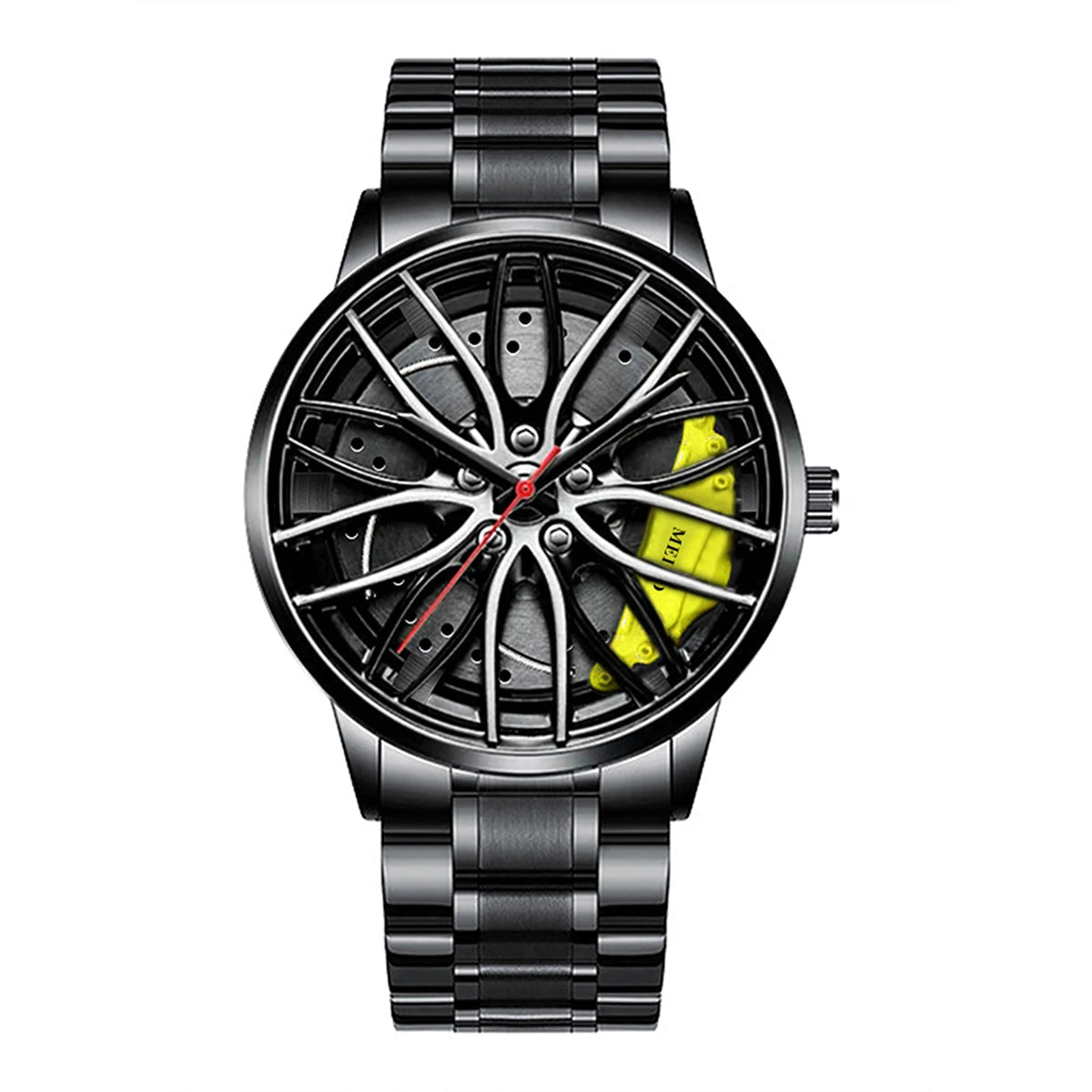 Men’s 3D Sports Wheel Luxury Quartz Watch - MegaStore24
