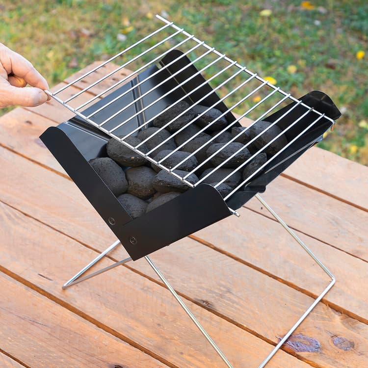 Mini Foldable Charcoal BBQ Grill - MegaStore24