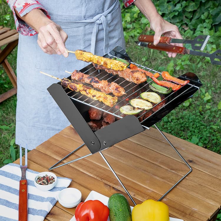 Mini Foldable Charcoal BBQ Grill - MegaStore24