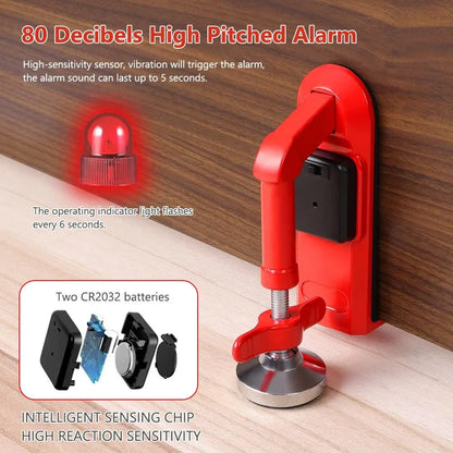 Portable High - Strength Door Stop Security Alarm - MegaStore24