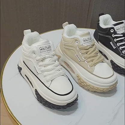 Sneakers invernali robuste da donna