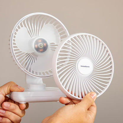 Rechargeable Desk Fan Compact & Portable, 3600 mAh - MegaStore24