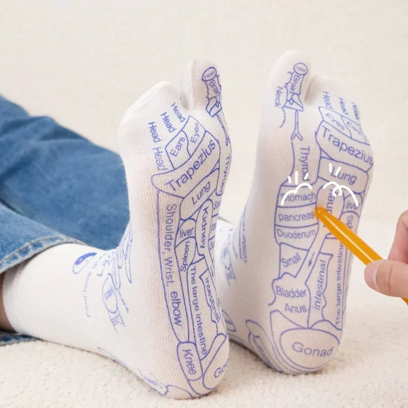 Reflexology Acupressure Socks with Massage Tool Kit - MegaStore24
