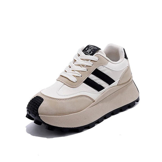 Scarpe Donna Sporty Chic con Suola Alta - MegaStore24