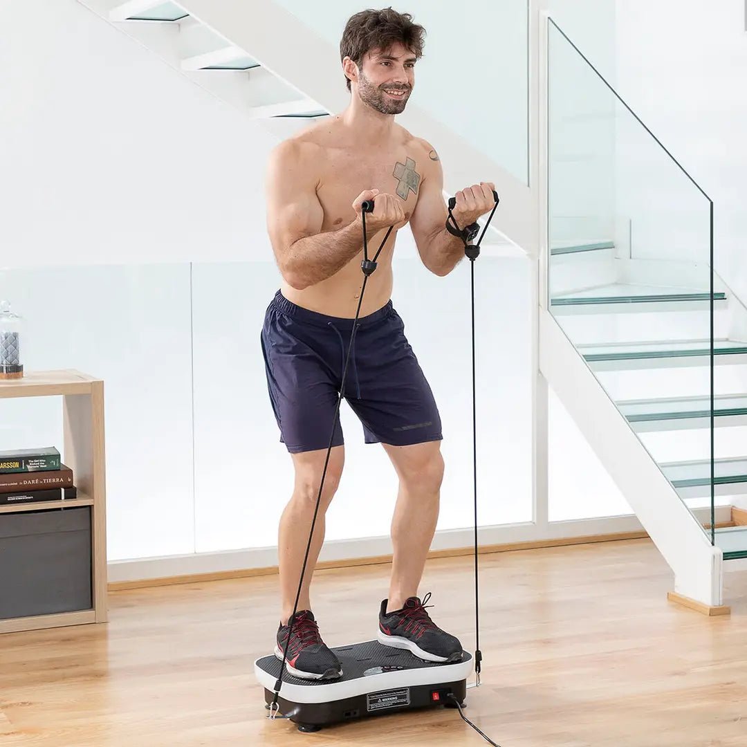 Vibration Training Plate with Remote & Bands - MegaStore24