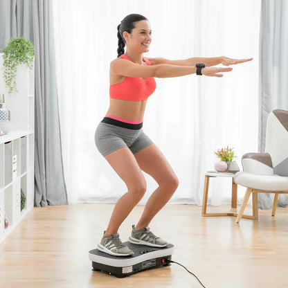 Vibration Training Plate with Remote & Bands - MegaStore24