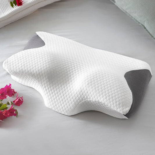 Viscoelastic Ergonomic Contour Neck Pillow - MegaStore24